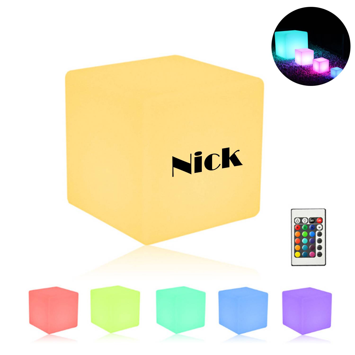 Multi-Size Dimmable Cube Lamp