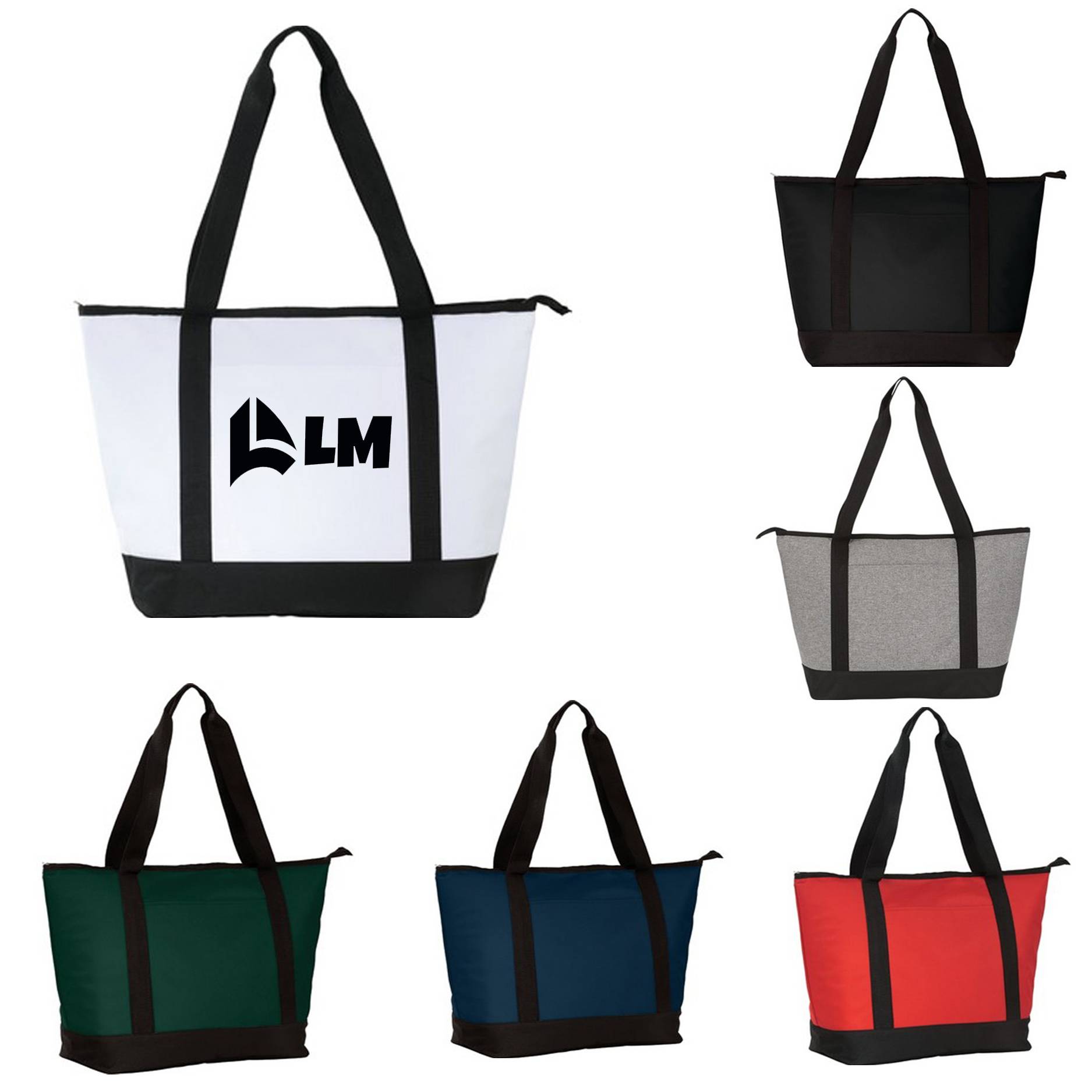 Oxford Cloth Insulated Beach Tote Bagler Tote Bag