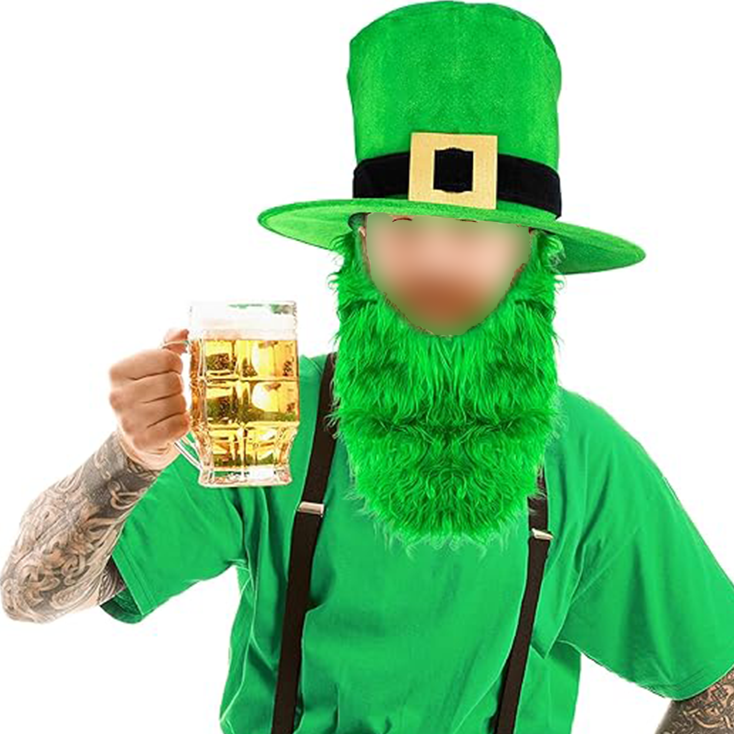 St Patricks Day Beard Hat - Image 4