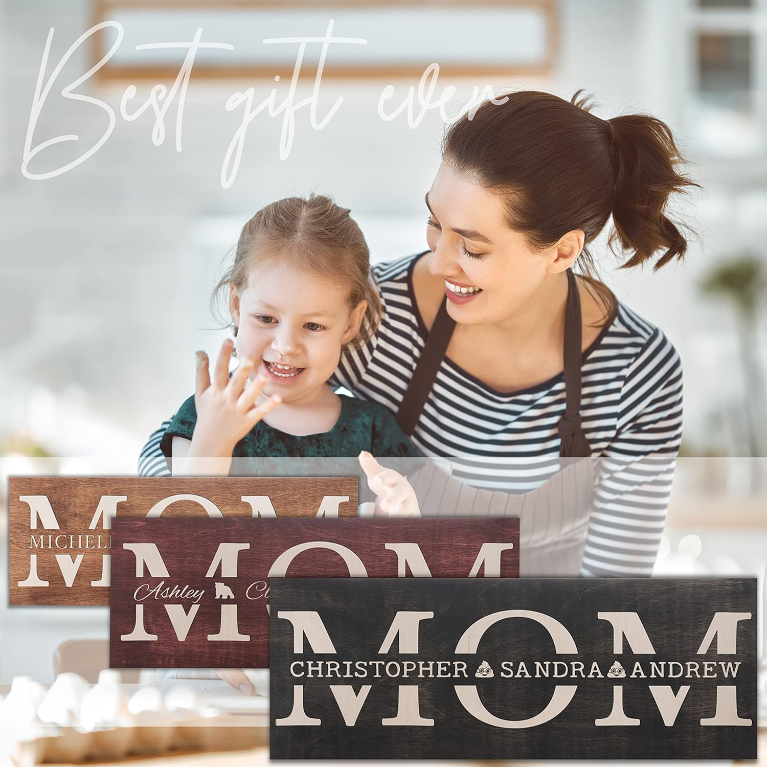 Custom Engraved Wooden Family Name Wall Sign - Image 6