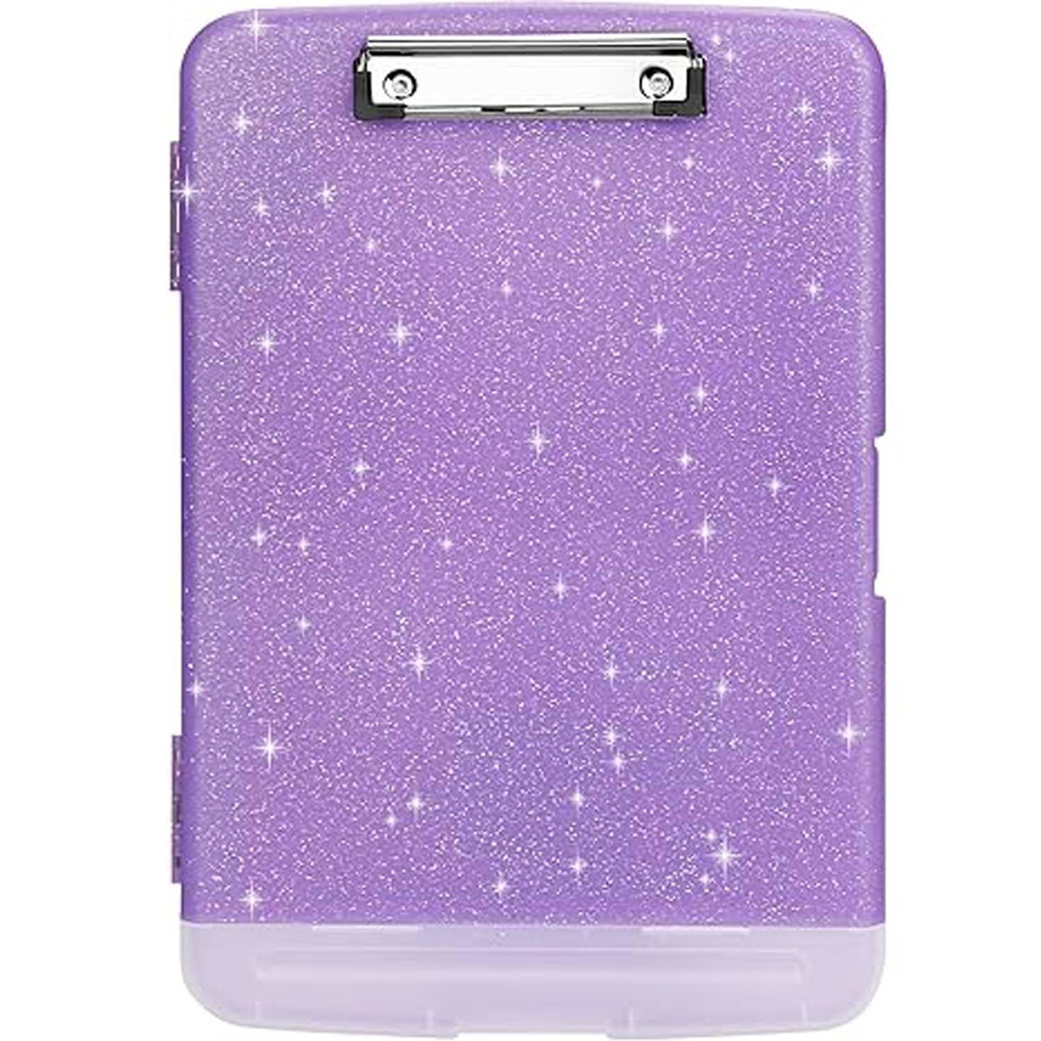 Glitter A4 Plastic Storage Clipboard w/ Pen Holder - Image 7