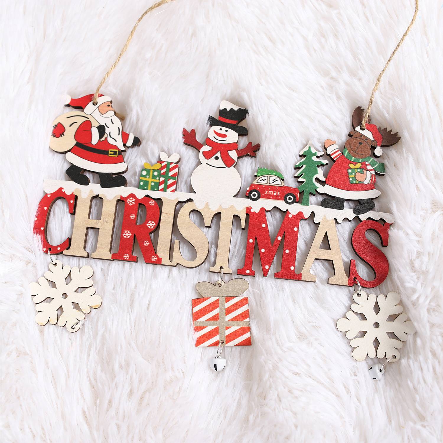 Christmas wooden pendant - Image 4