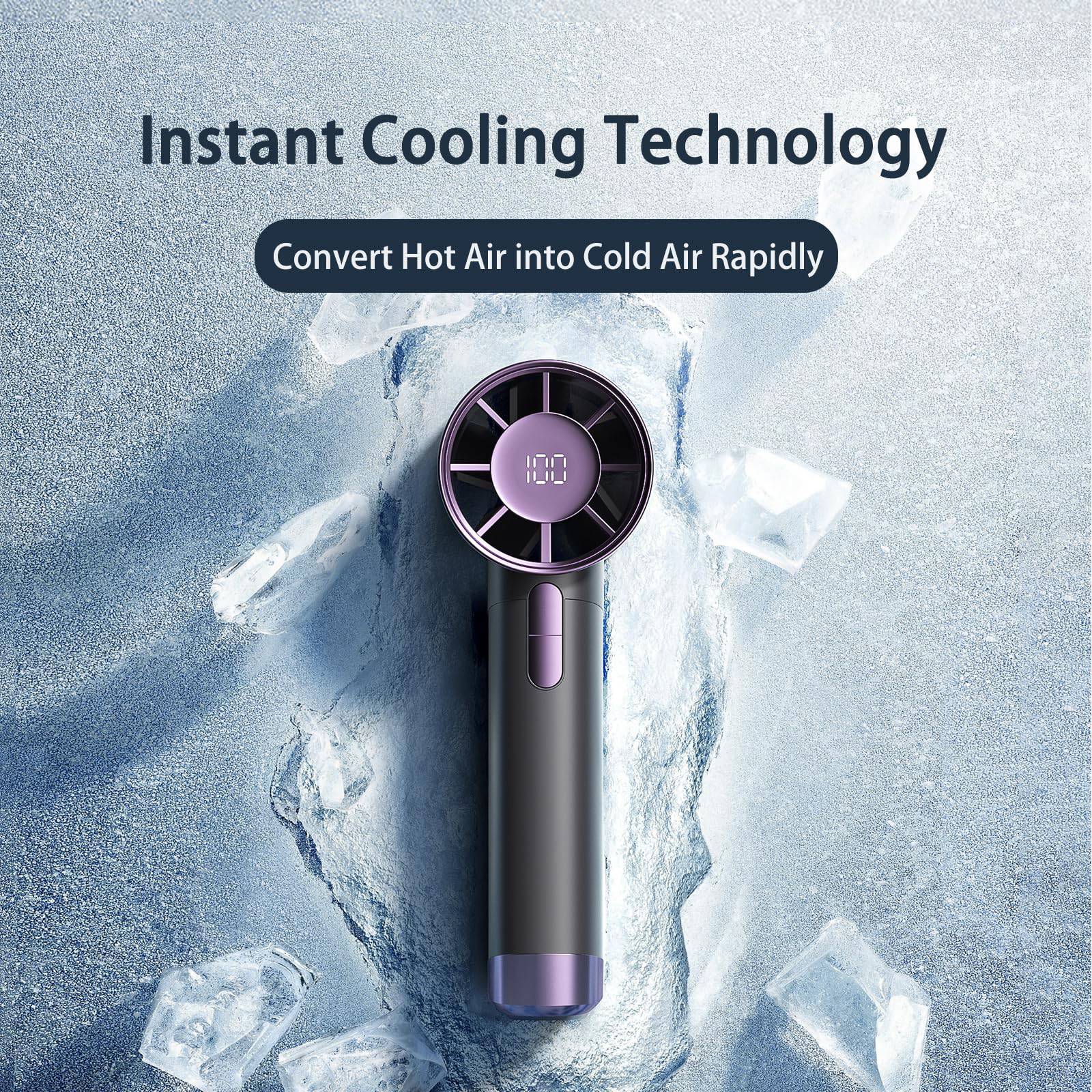 USB Charging High-Speed Handheld Mini Portable Fan - Image 5