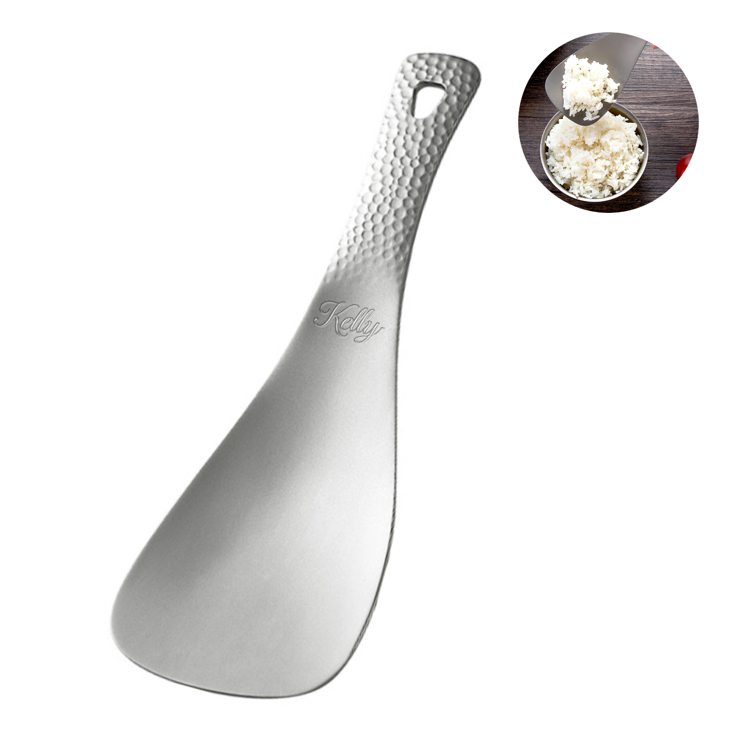 Kitchen Hanging Titanium Rice Paddle