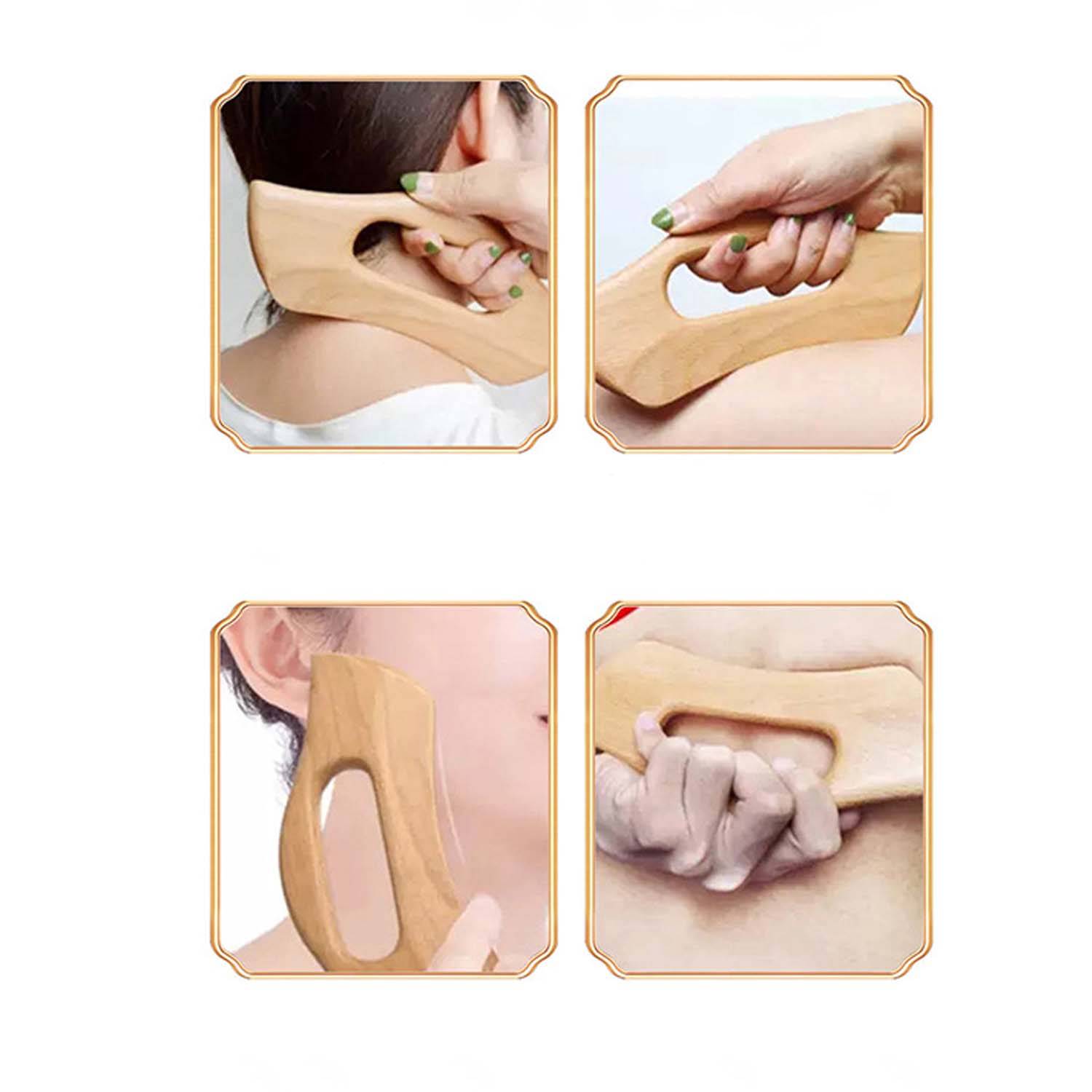 Beech Face Lifting And Whole Body Scraping Board - Image 3