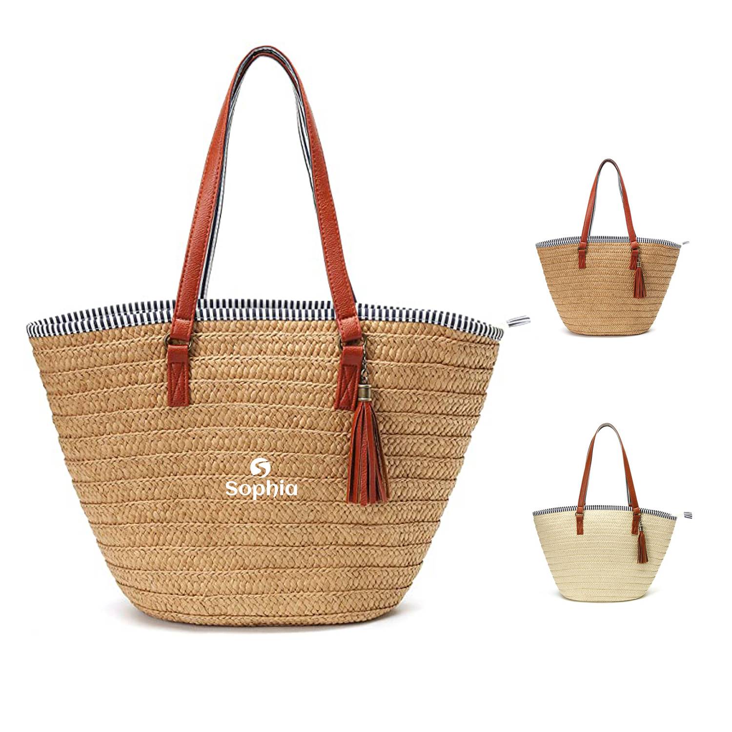 Straw Woven Beach Shoulder Bag