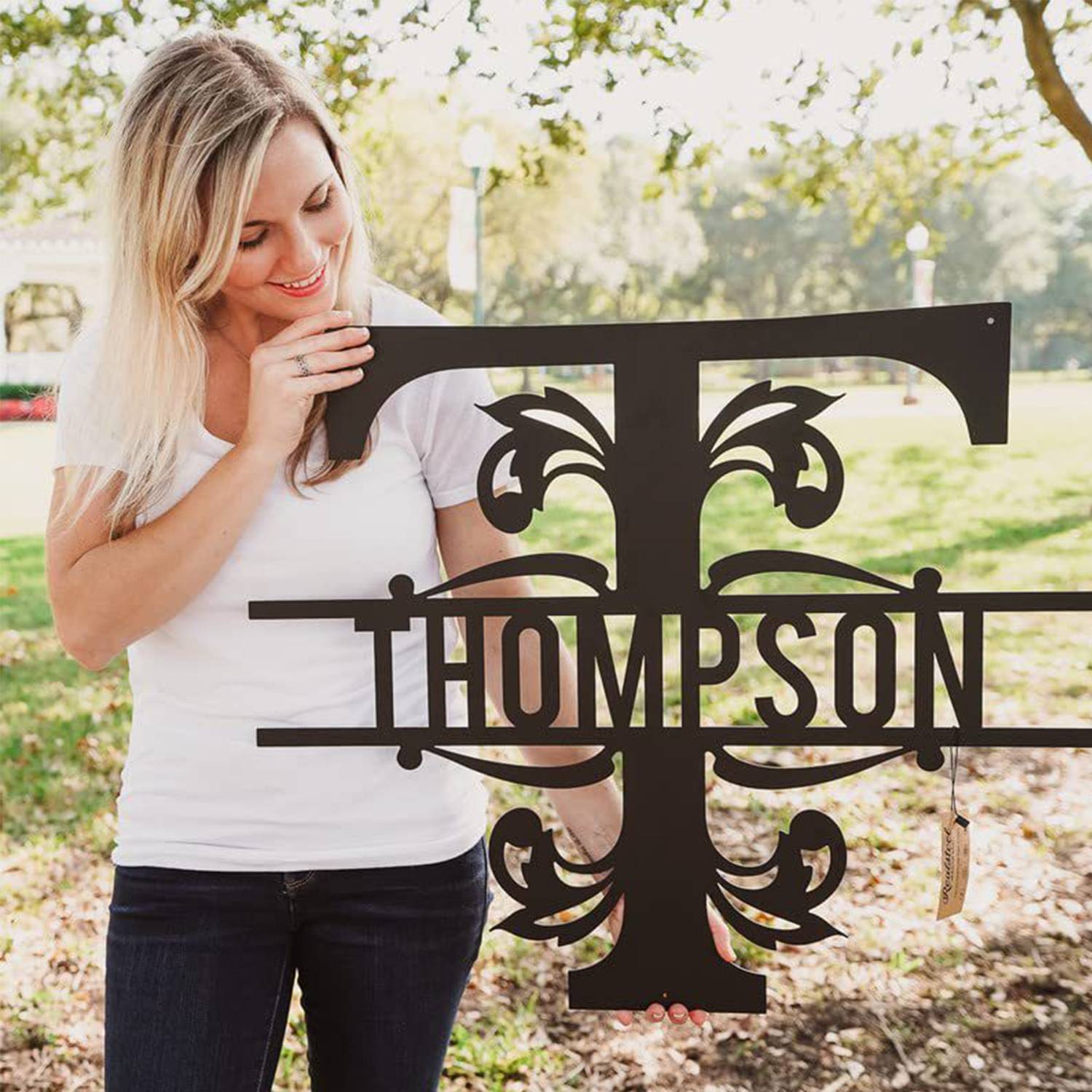 12inch Custom Metal Name Sign - Image 7