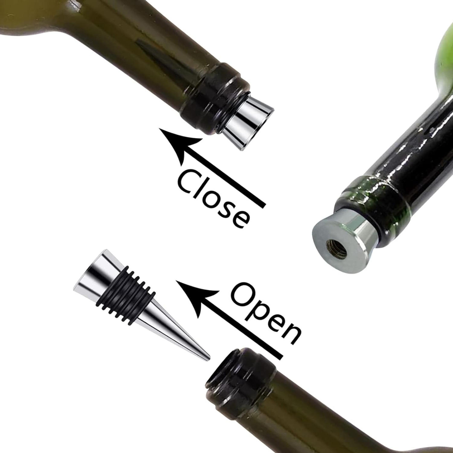 Die Cast Wine Bottle Stopper - Image 3