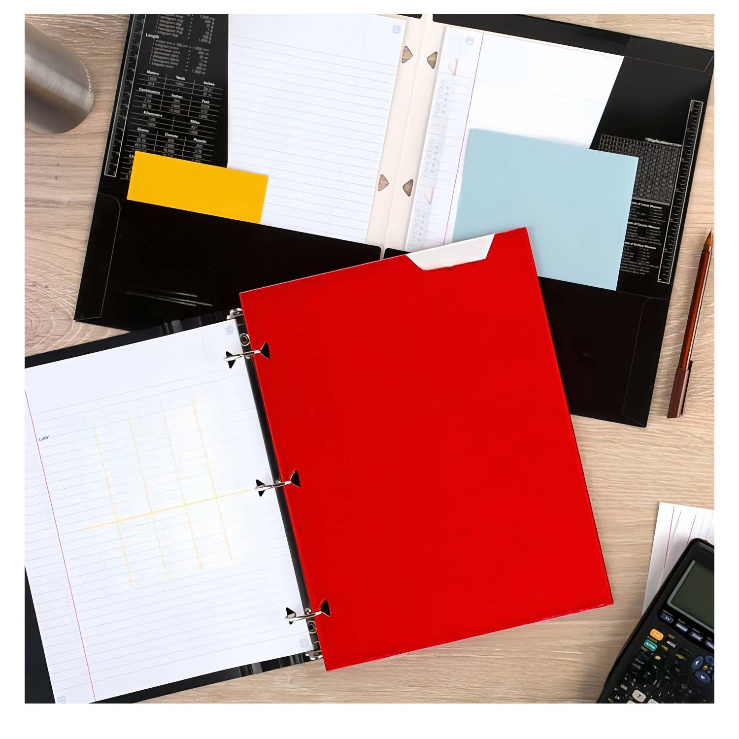 6 Pack A4 3 Ring Binders w/ Labels - Image 6