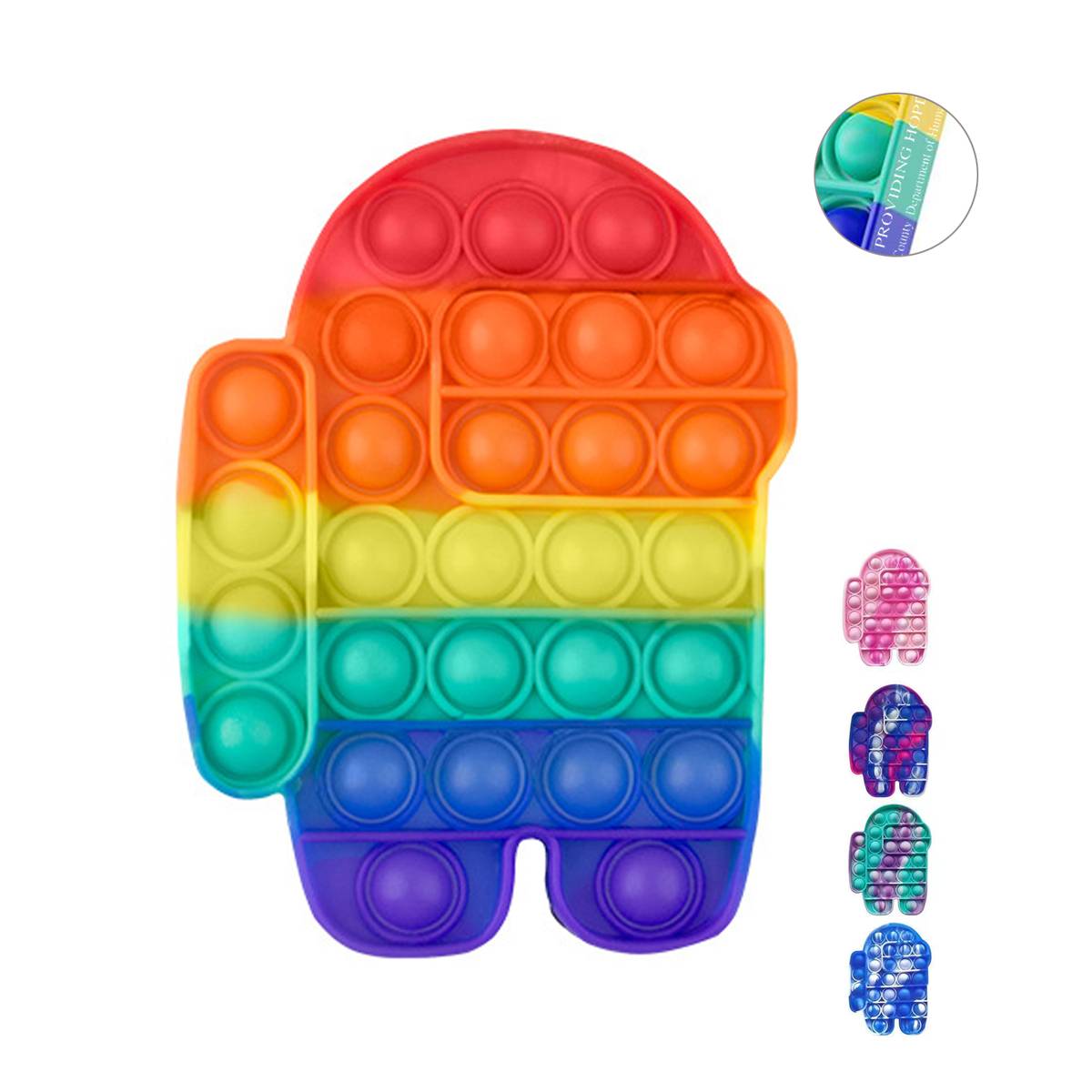 Push Bubble Pop Fidget Sensory Toy