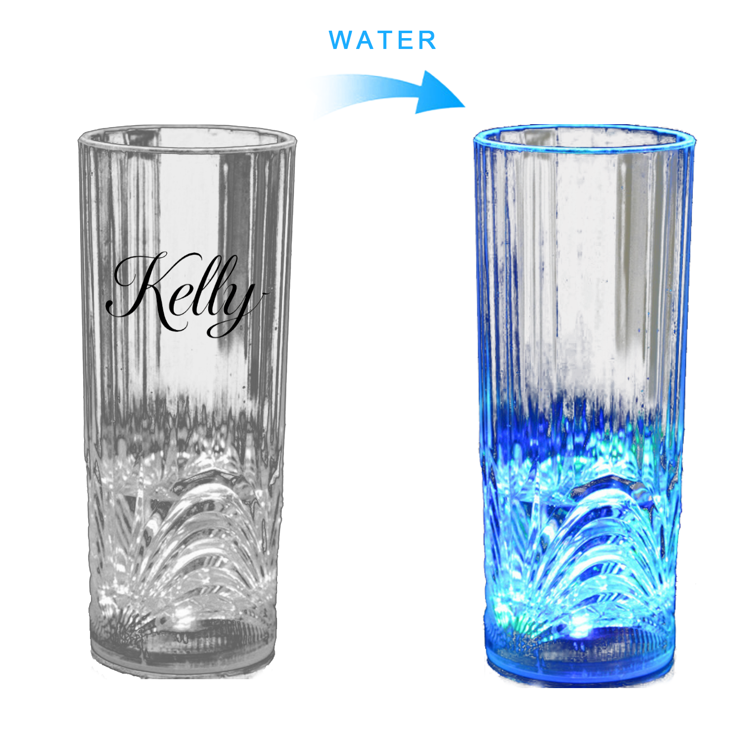 13oz Liquid Activated LED Light Up Color Changing Cup