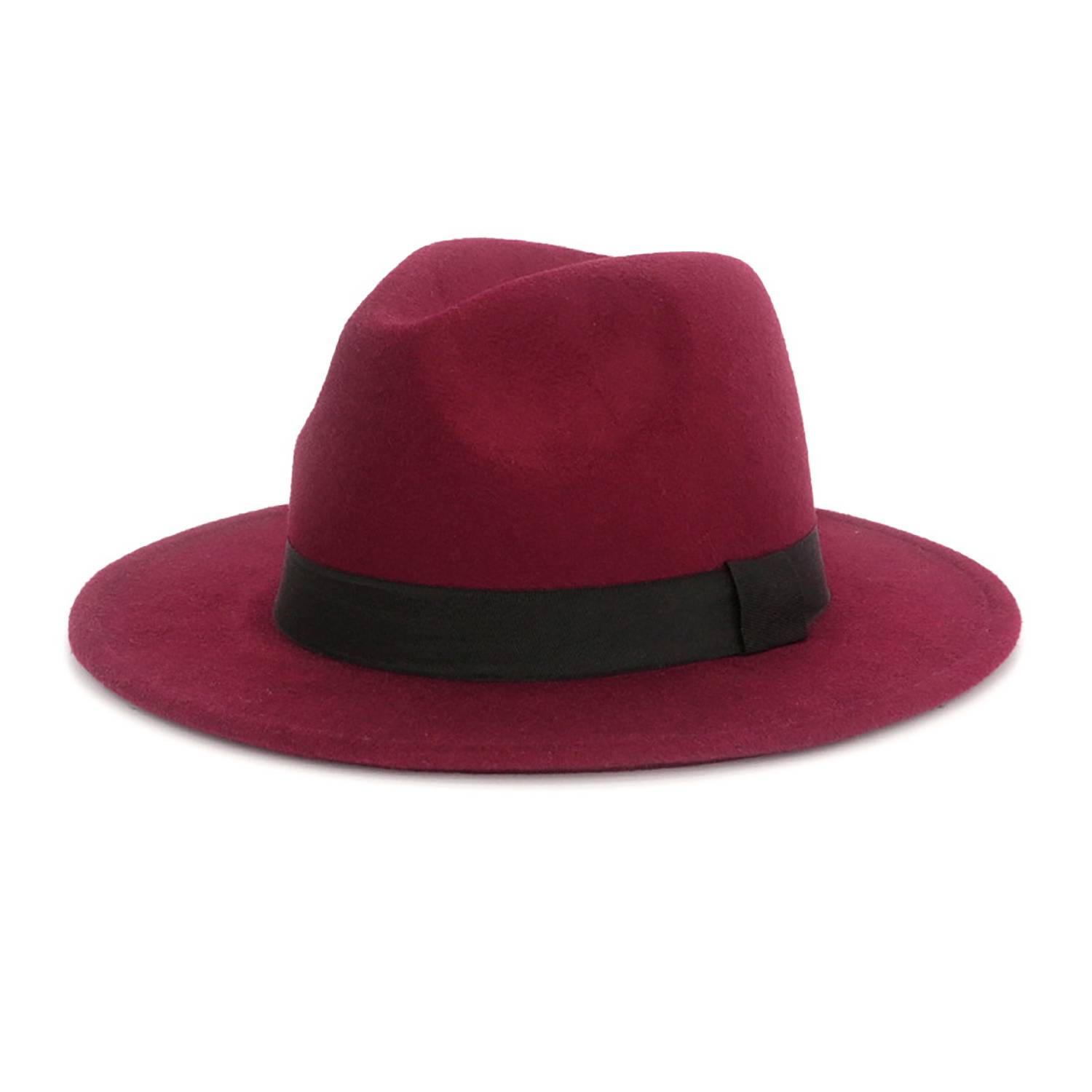 Unisex Vintage Wide Brim Fedora Hat - Image 10