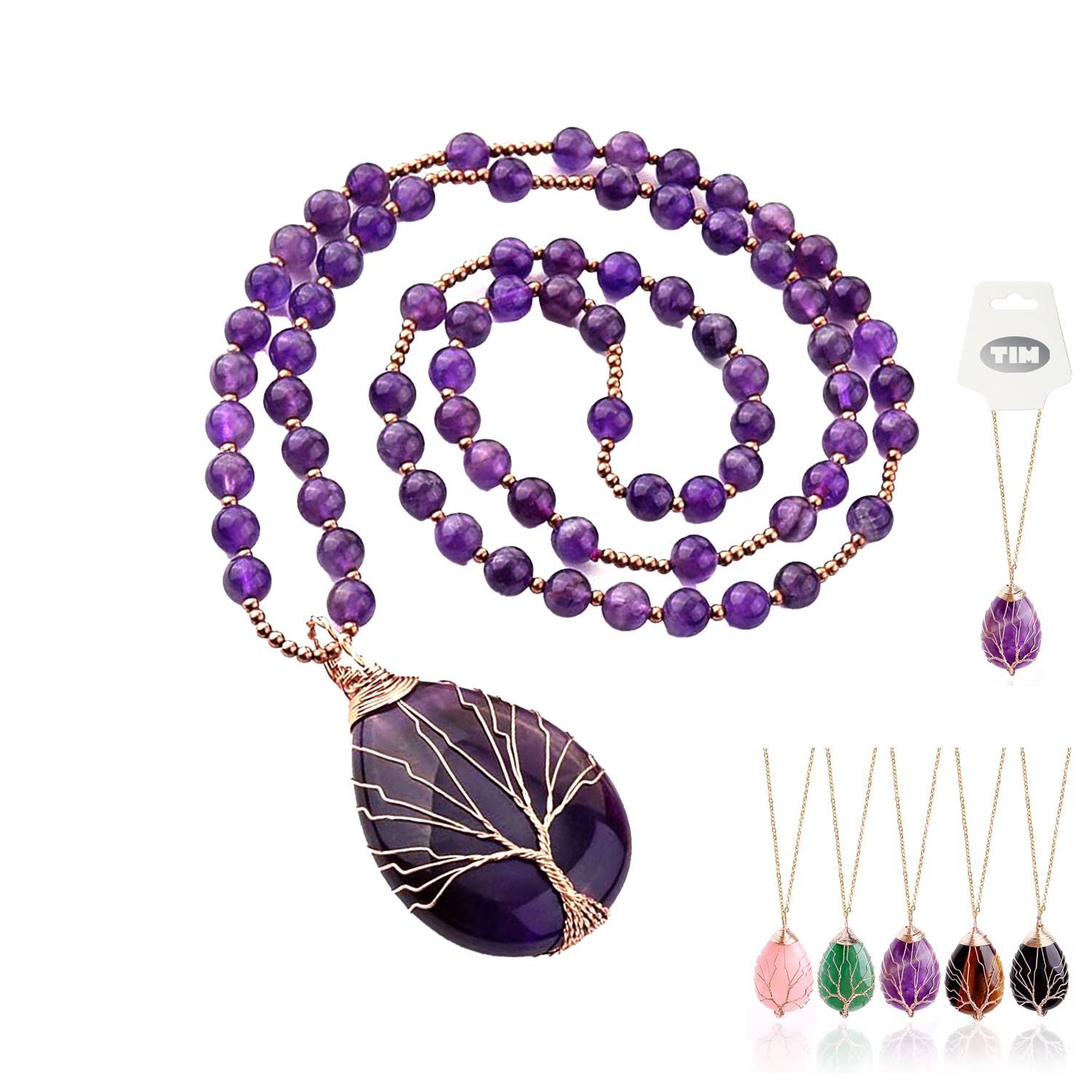 Crystal Amethyst Necklace