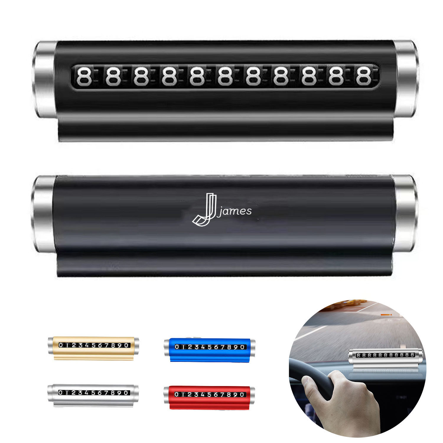 Temporary Parking Number Plate