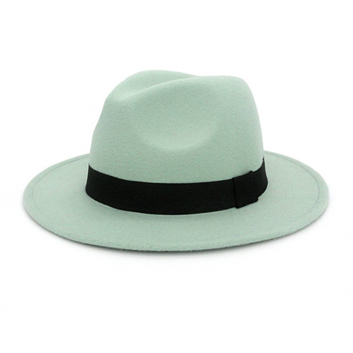 Unisex Vintage Wide Brim Fedora Hat - Image 3