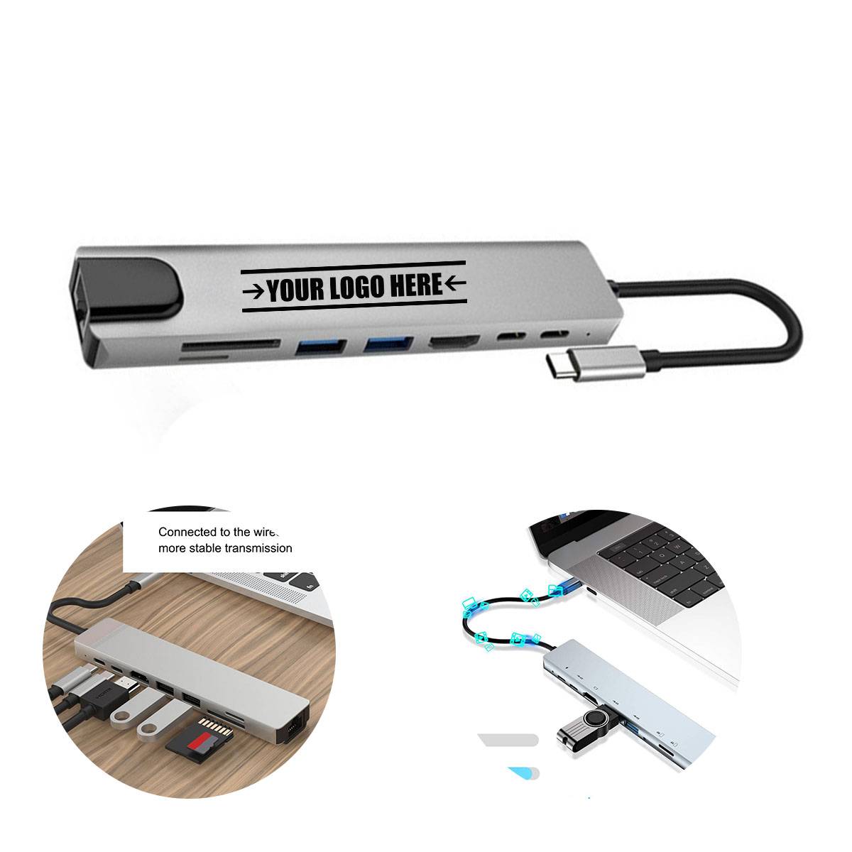 8-In-1 Usb-C Pc Adapter