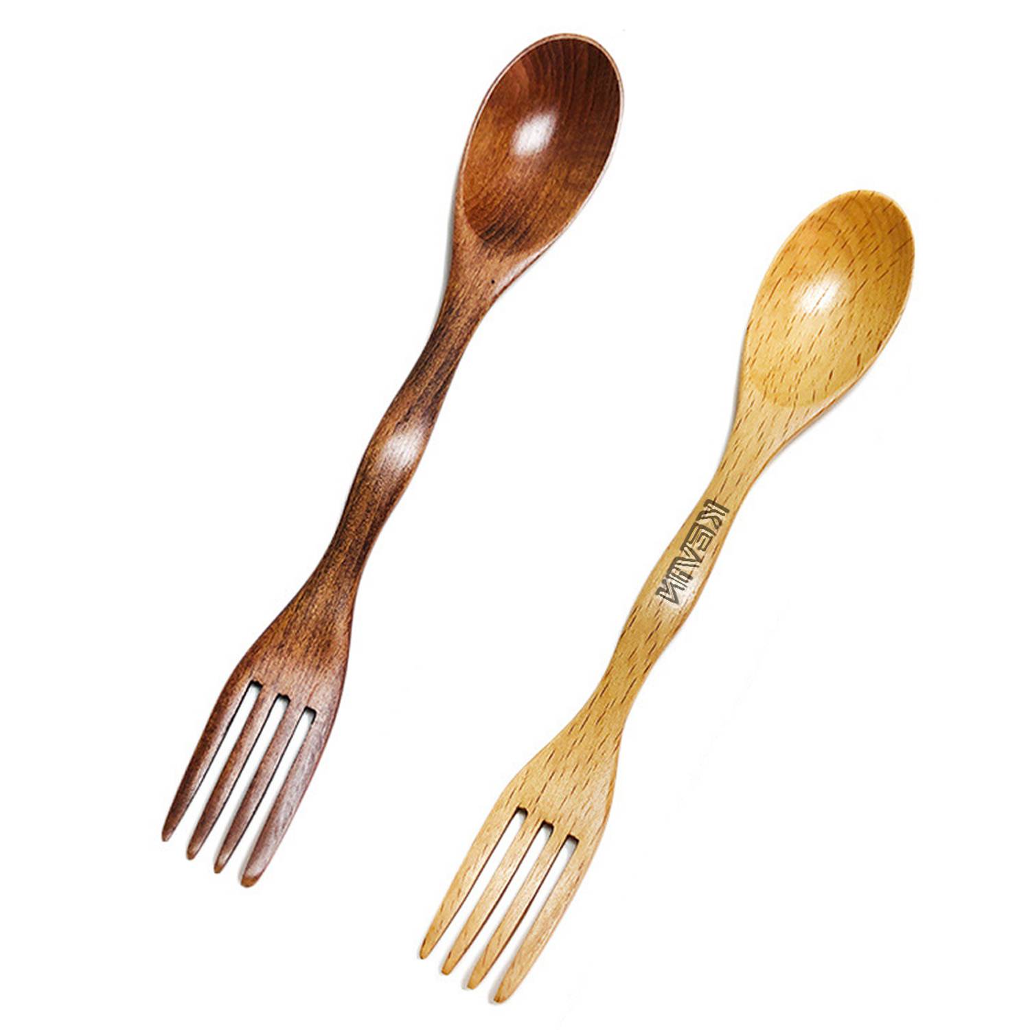 Multi-function Wooden Fork And Spoon