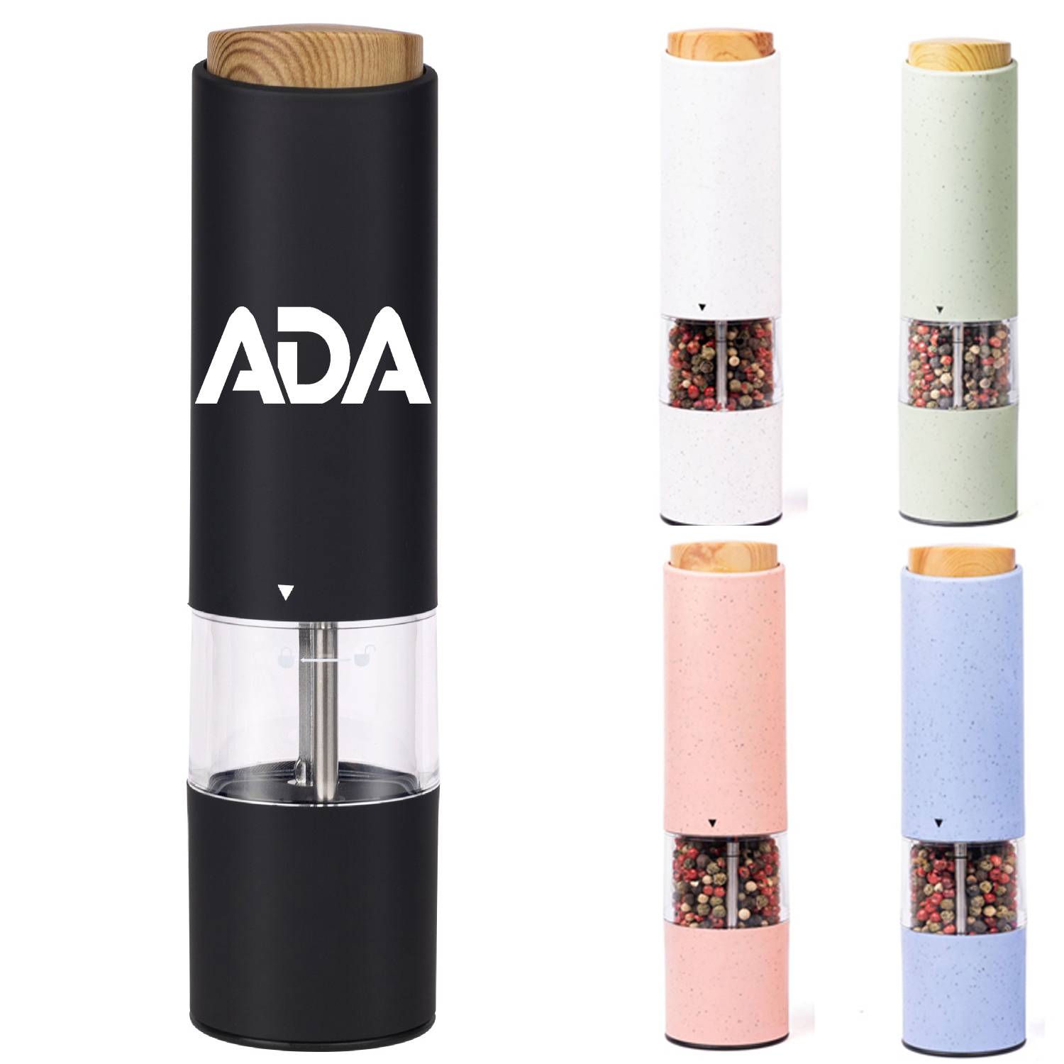 Wheat Straw Electric Pepper Grinder