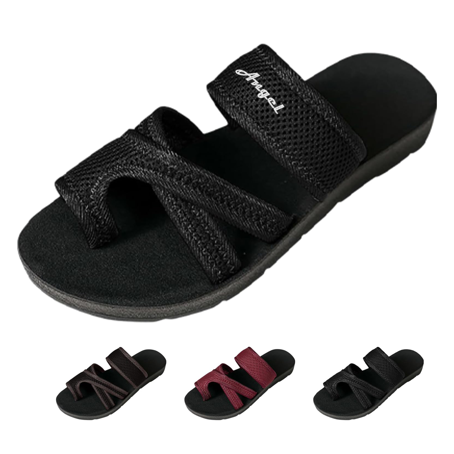 Breathable Mesh Slide Sandals for Women