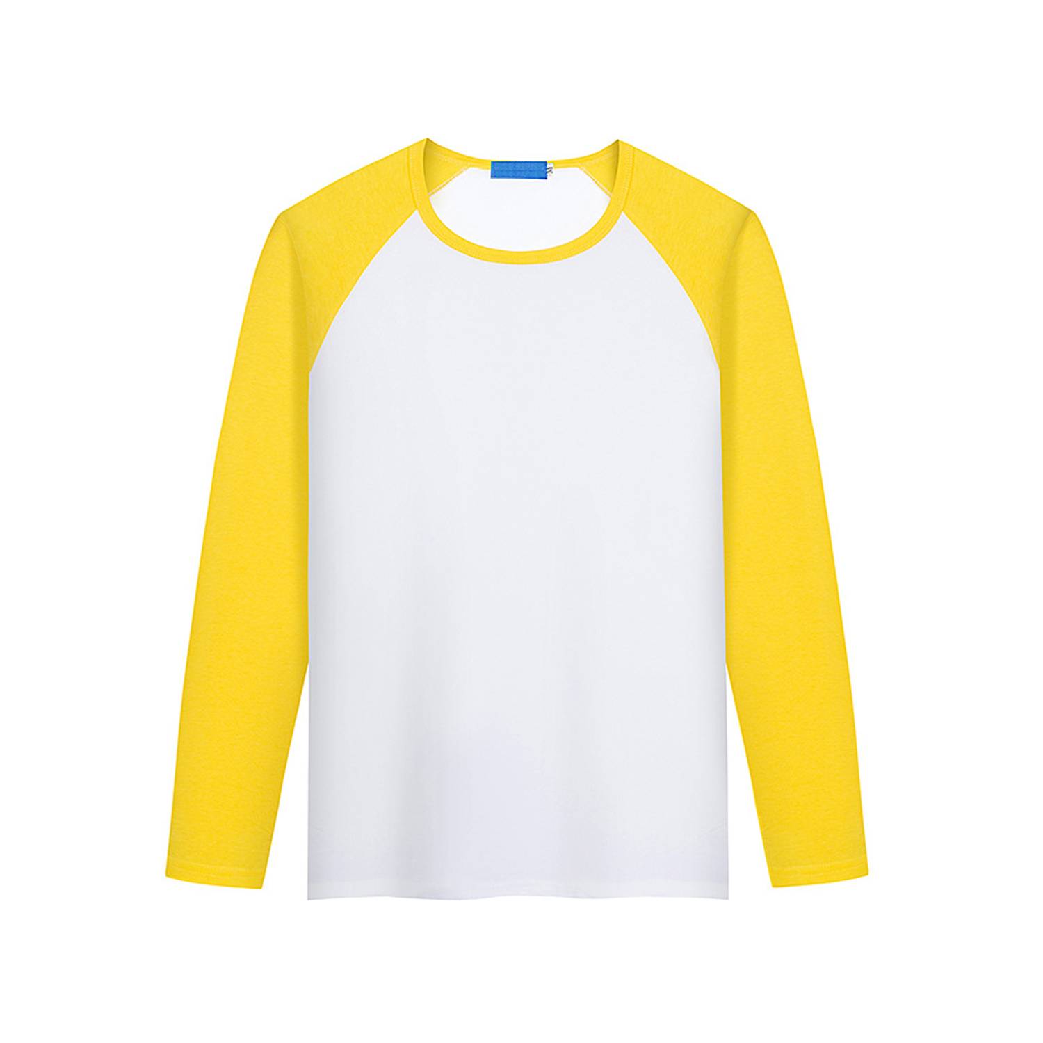 Modal Long Sleeve Colorblock Crew Neck Shirt - Image 9