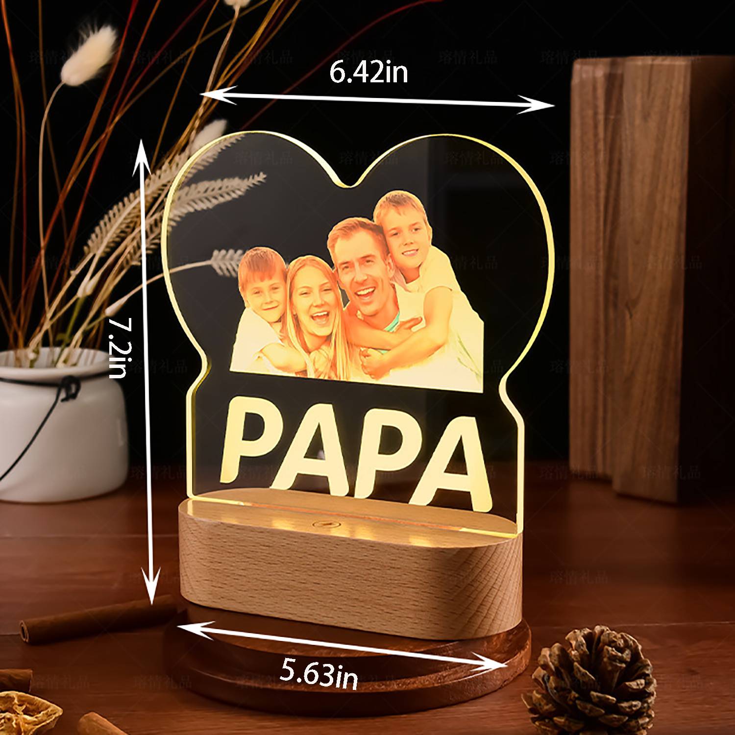 Customized Acrylic LED Night Light Ornament - Image 8