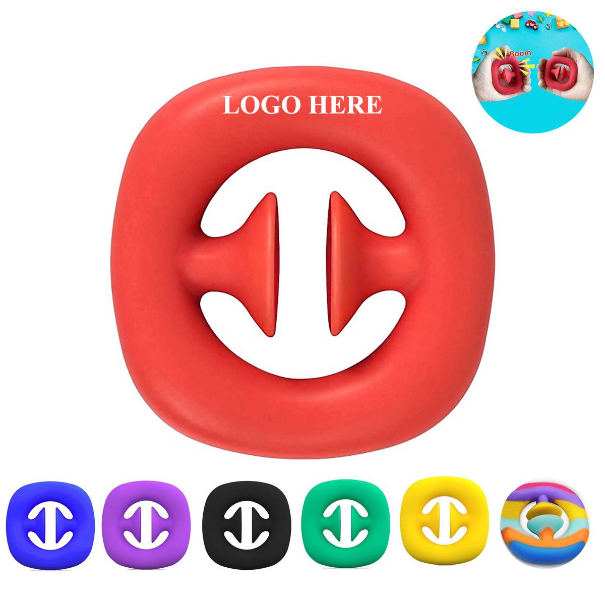 Silicone Grip Ring Toy