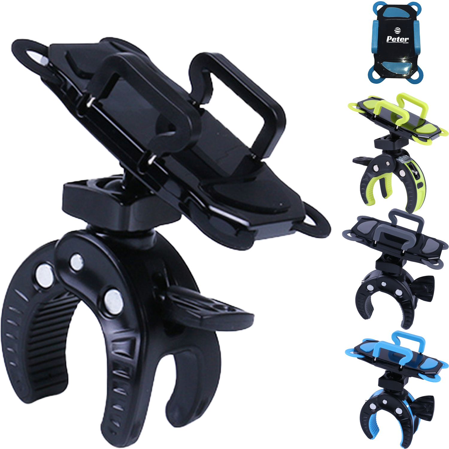 Plastic Rotatable Bicyle Phone Holder