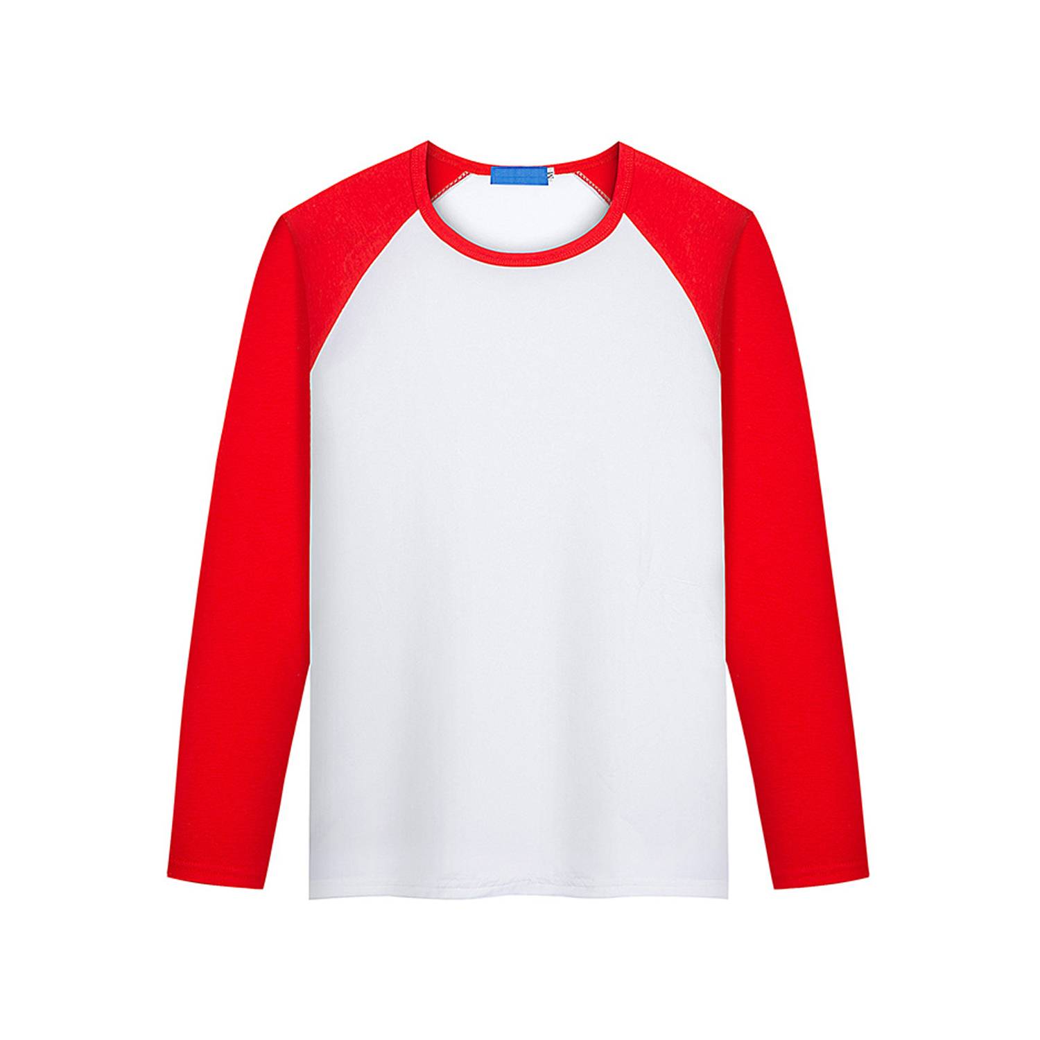 Modal Long Sleeve Colorblock Crew Neck Shirt - Image 8