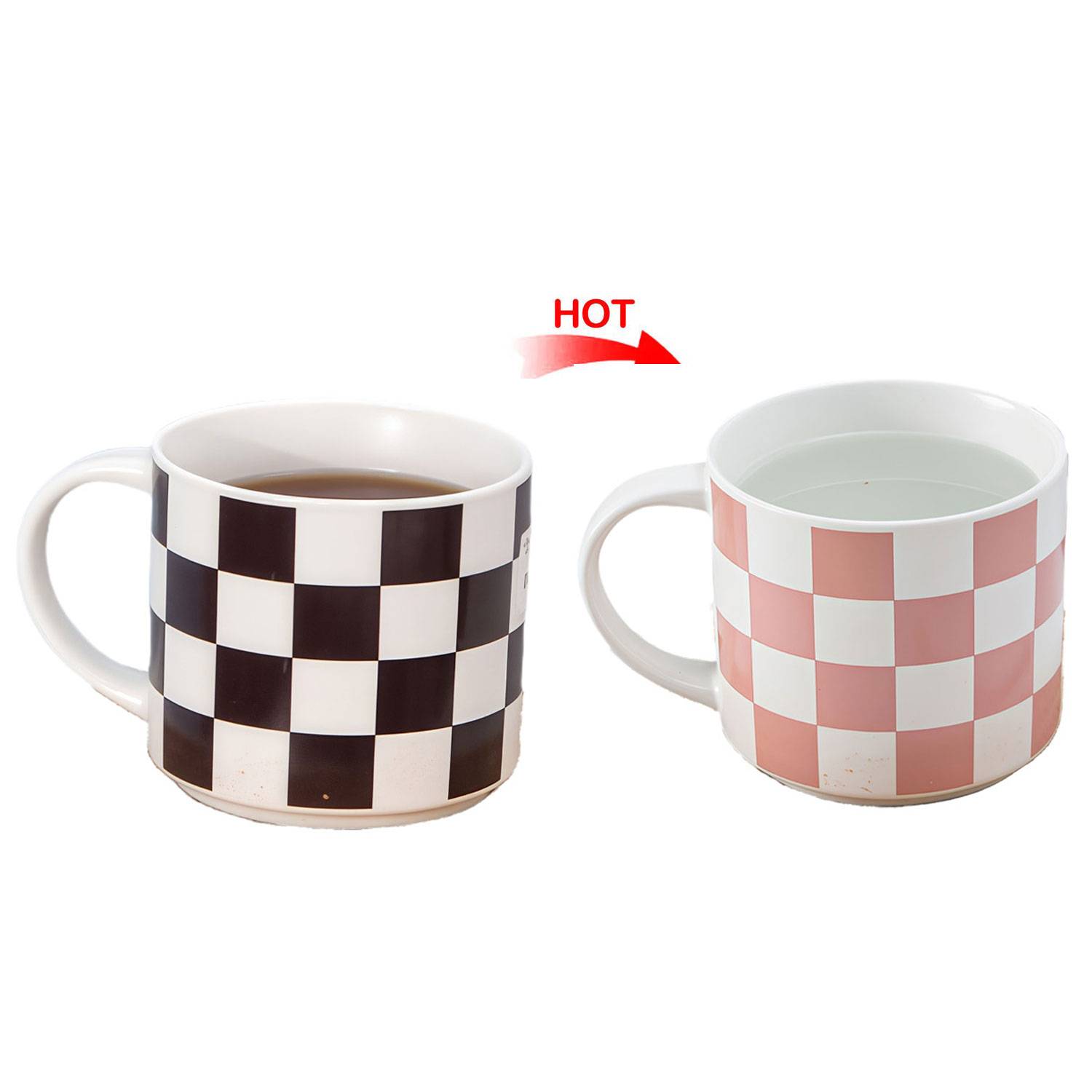15oz Heat Sensitive Color Changing Ceramic Mug