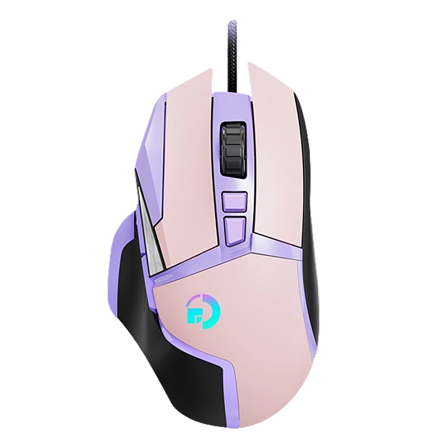 Ergonomic Wired Gaming Mouse w/ RGB Lighting - Image 7