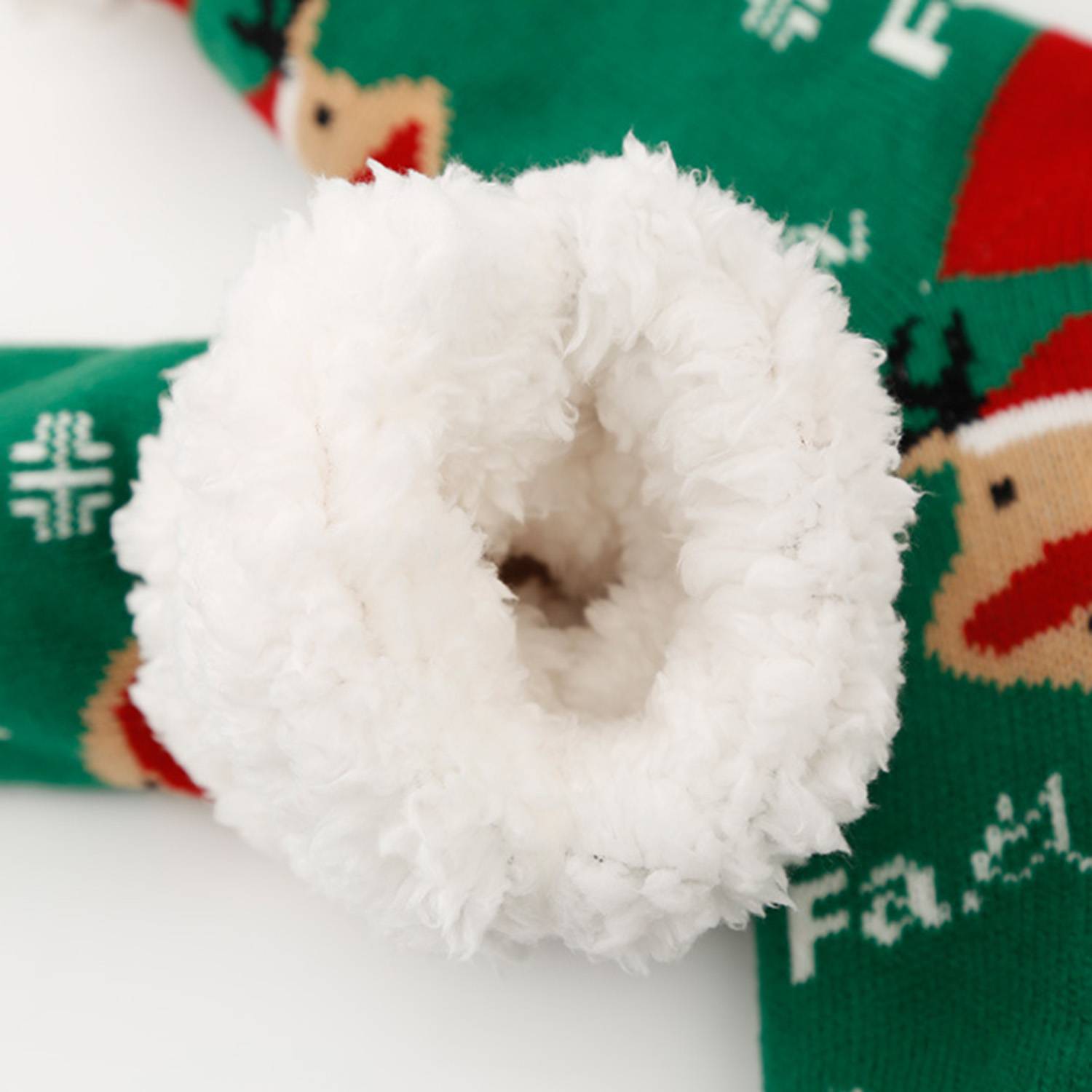 Womens Winter Slipper Socks with Gripper - Image 3