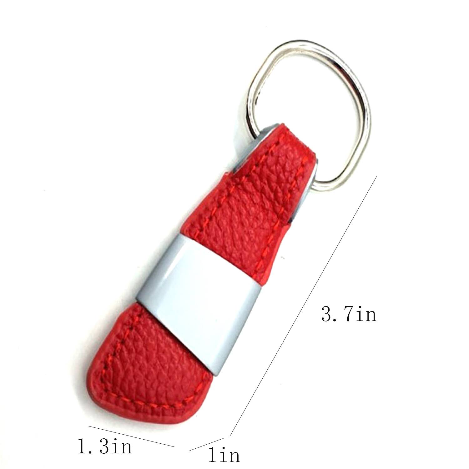 Genuine Leather Car Keychain - Image 4