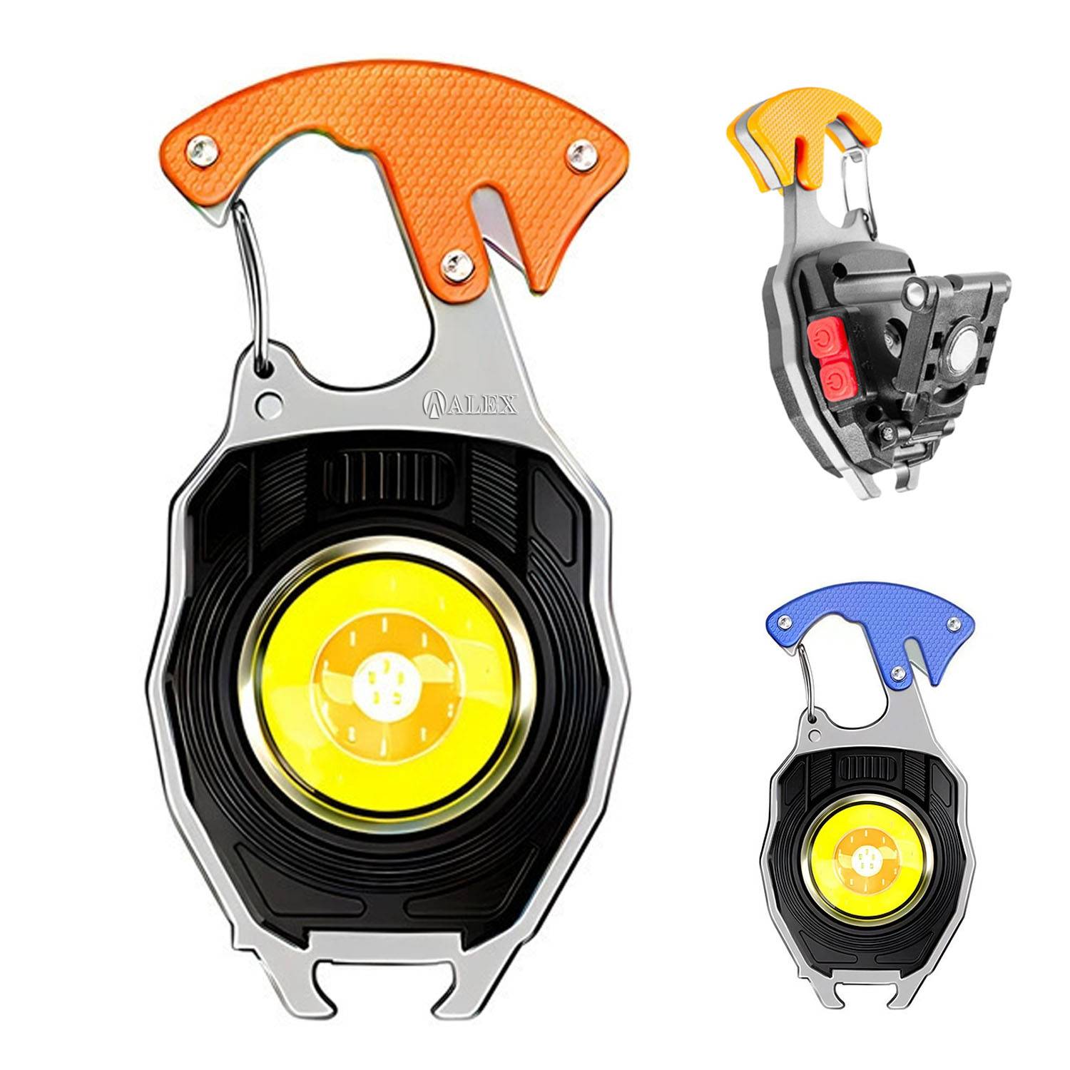 Aluminum Keychain Flashlight - Multifunctional Outdoor Tool