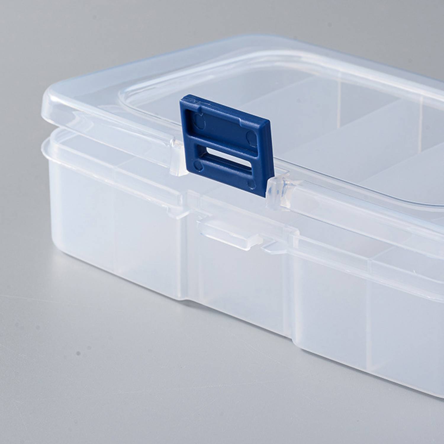 6-Grid Transparent Plastic Bead Organizer Box - Image 3