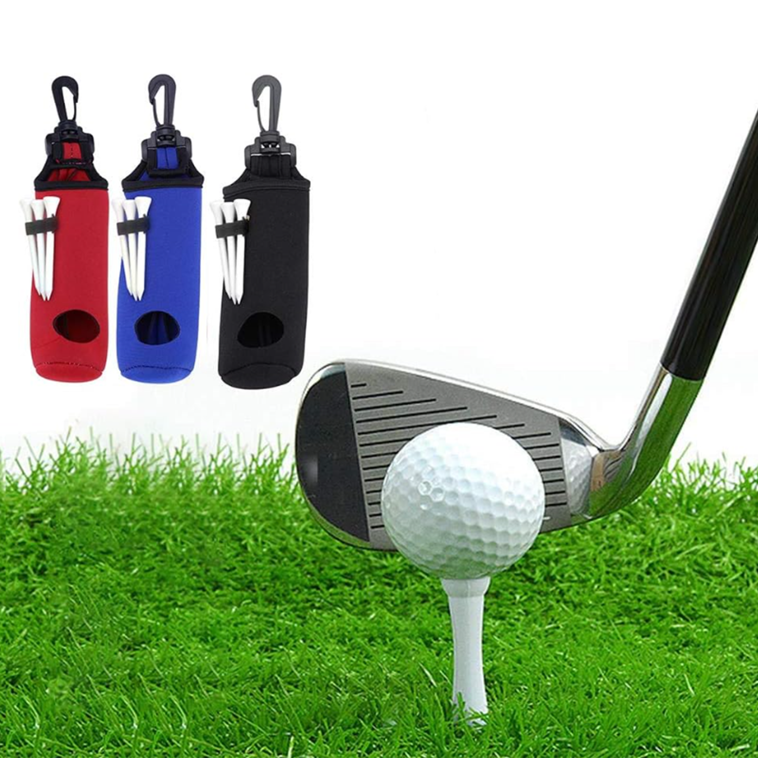 Portable Storage Bag With Golf Ball 3 Tees - Image 4