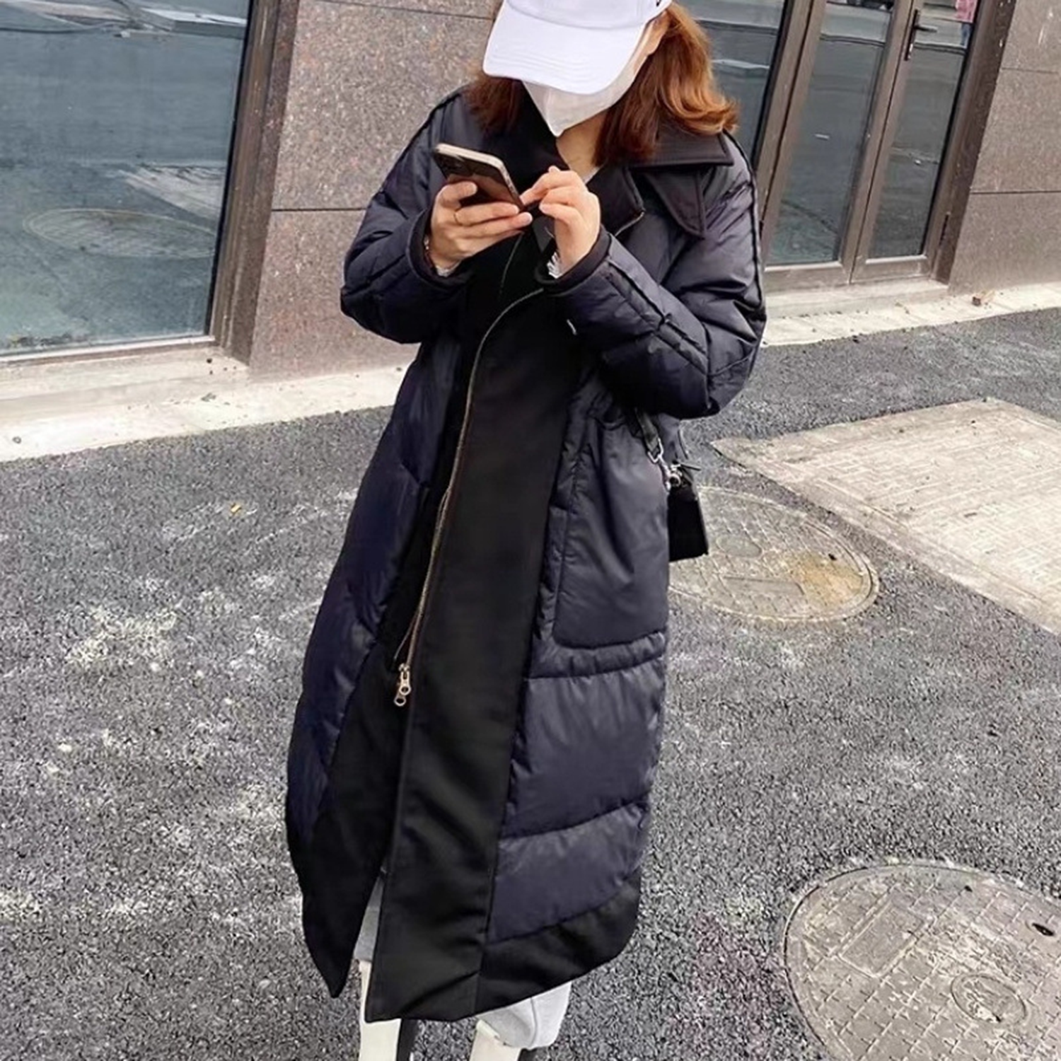 Women's Thickened Down Jacket Long Winter Coat - Image 6