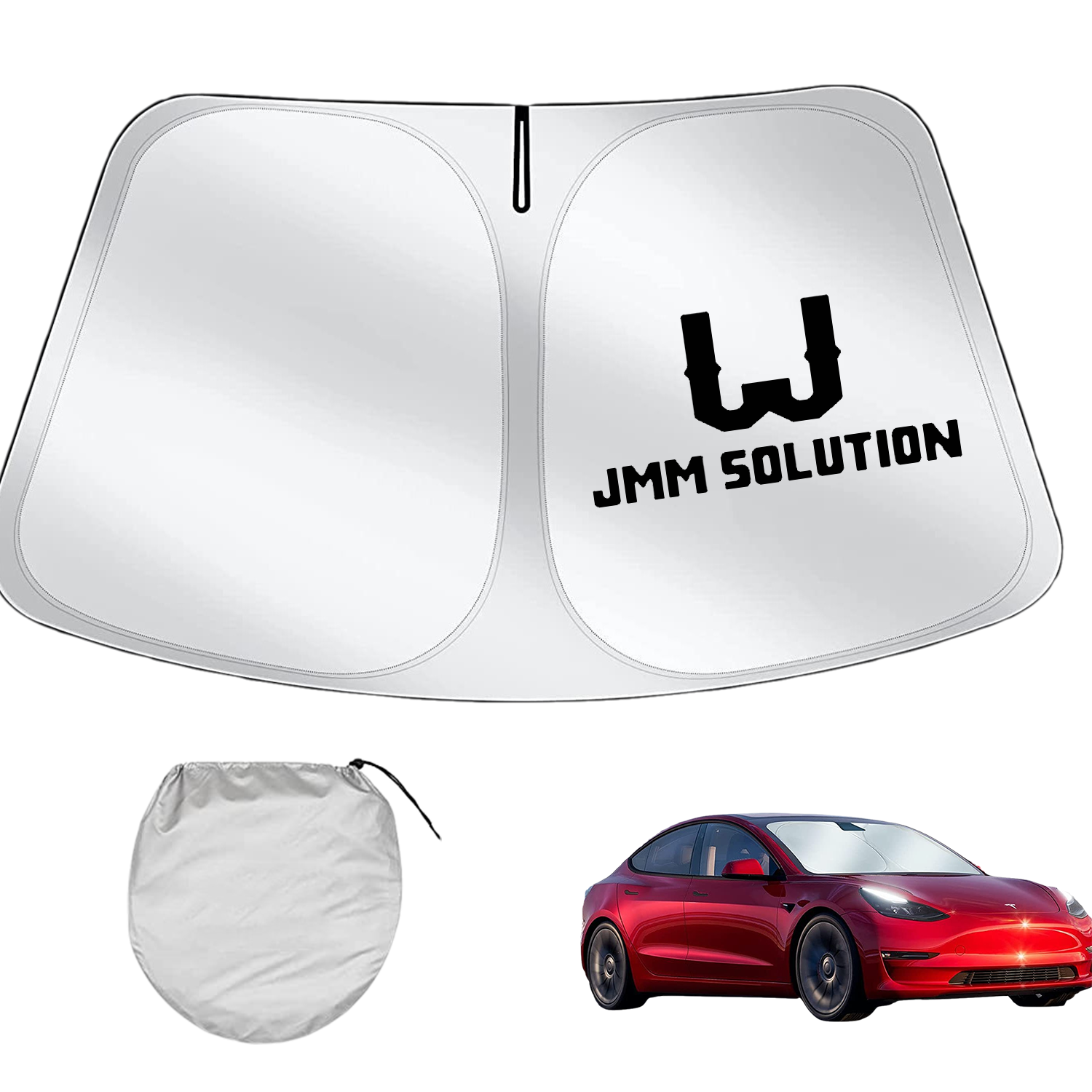 Tesla-Compatible Foldable UV-Blocking Car Sunshade