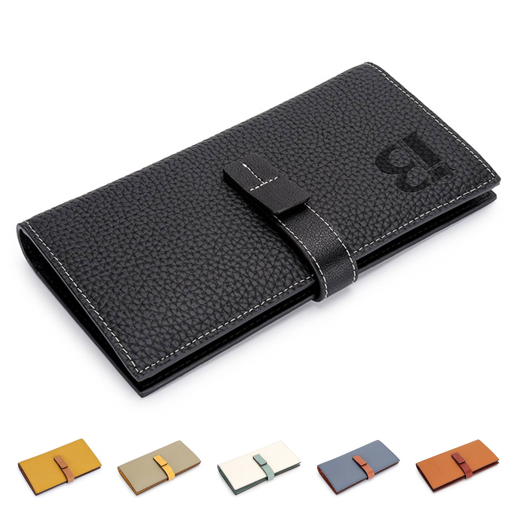 Genuine leather ultra-thin wallet