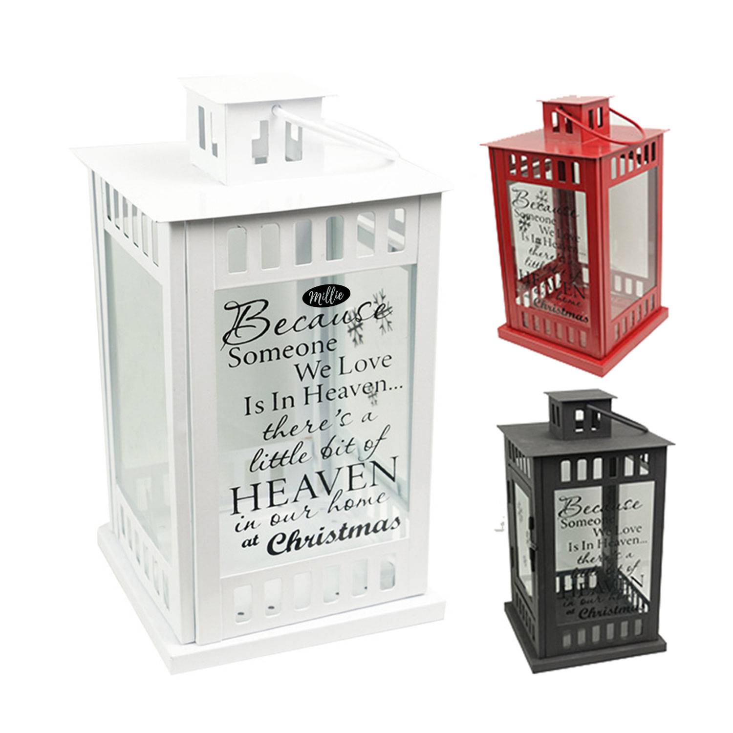 Wind Lantern Candlestick Wrought Iron Glass Candle Holder