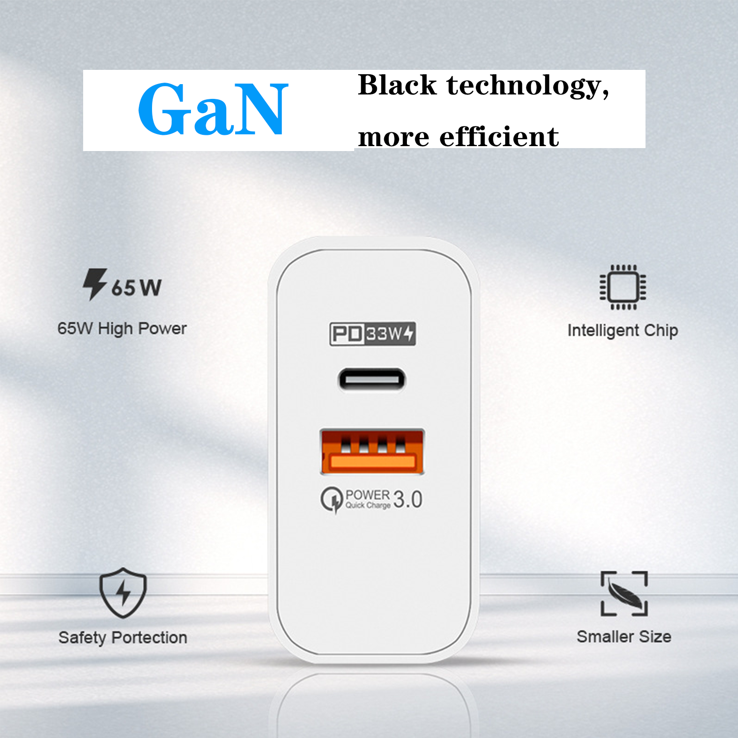 65W Gallium Nitride (GaN) Charger - Image 3