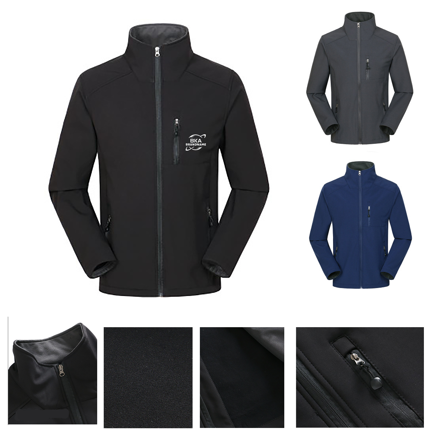 Men's Water-Resistant Softshell Jacket