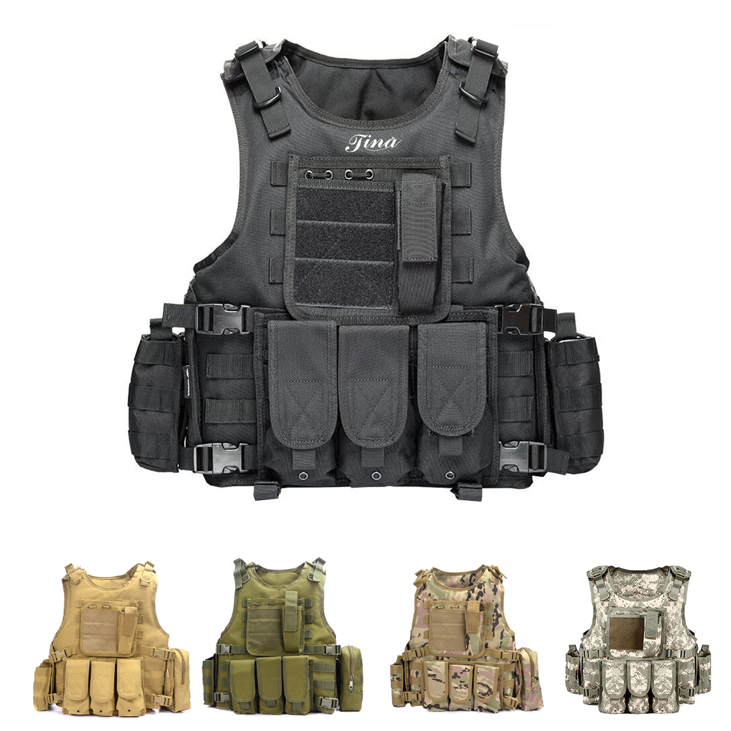 Polyester Airsoft Vest for Men