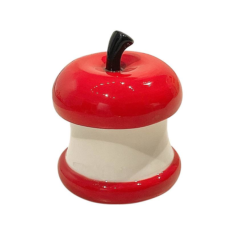 Apple Core Ceramic Anti Ash Ashtray - Image 4