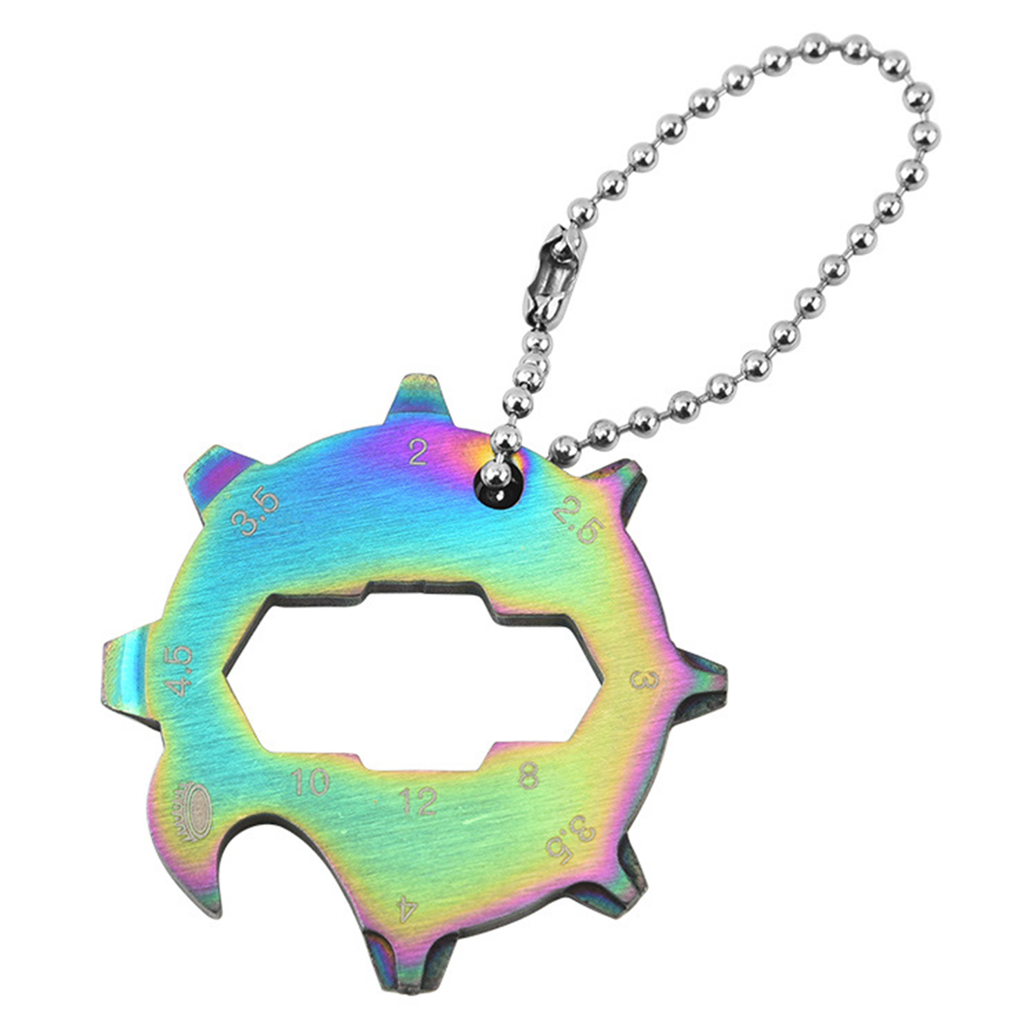 11 in 1 Multi Tool Card Keychain Bottle Opener - Image 5