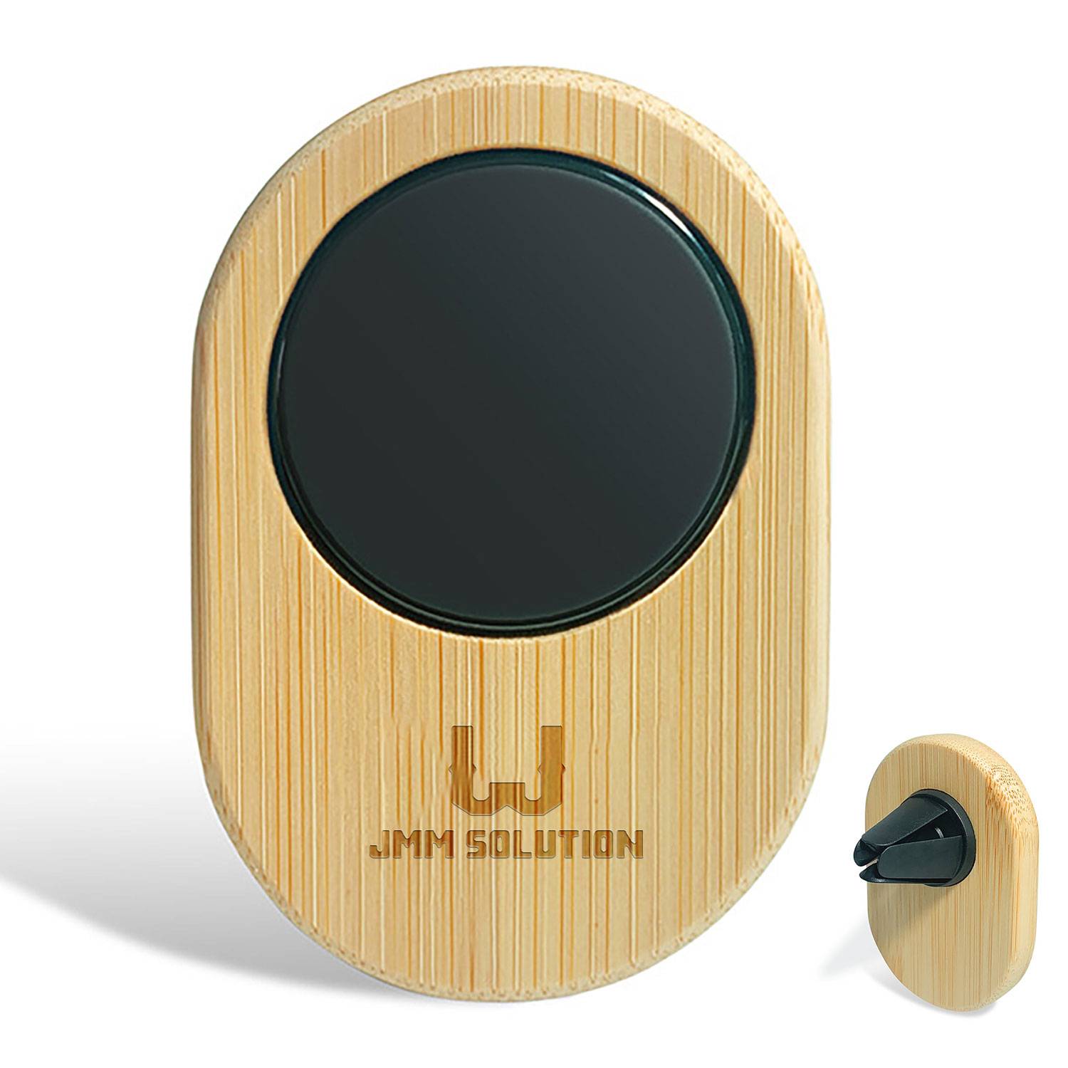 Bamboo Wood Magnetic Car Phone Holder