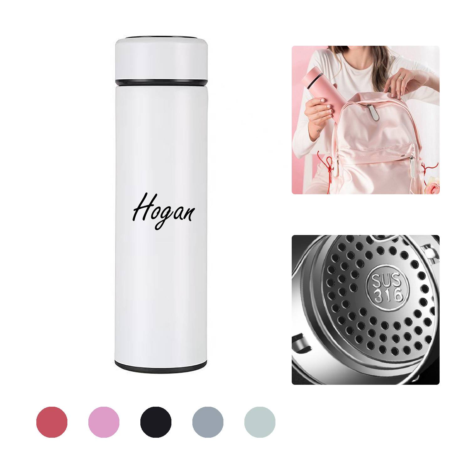 304 Stainless Steel Frosted Thermos Flask