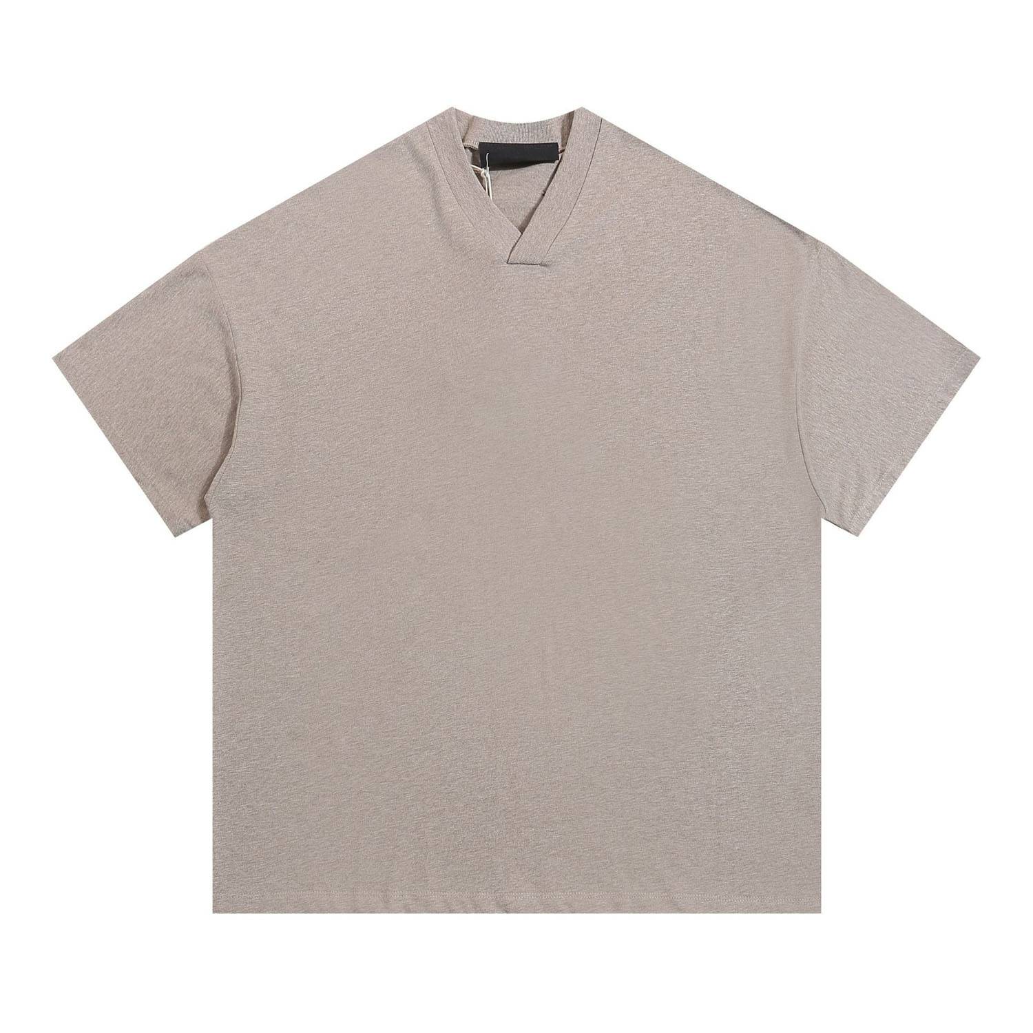 Soft Cotton V-Neck Lightweight Breathable T-Shirt - Image 5