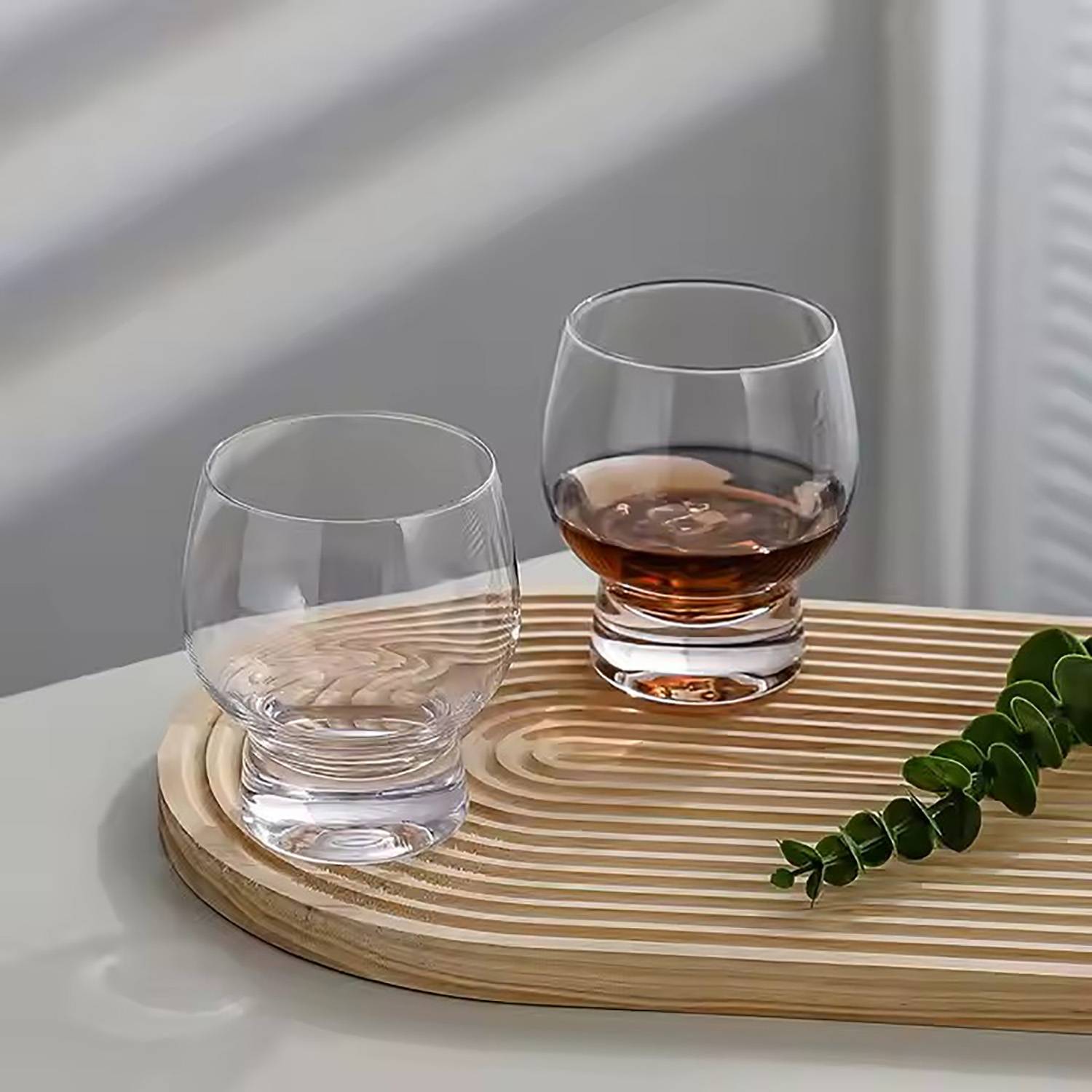 13oz Heavy Base Curved Drinking Glass - Image 5