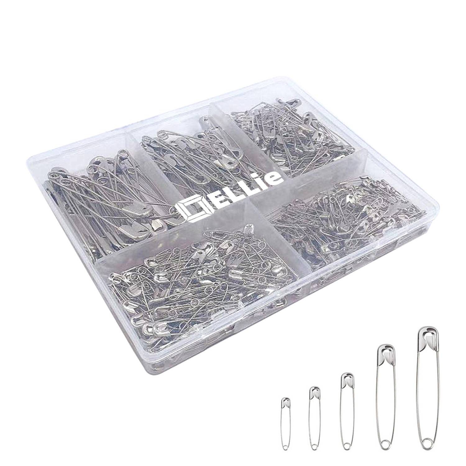 340 Pack Safety Pins Assorted