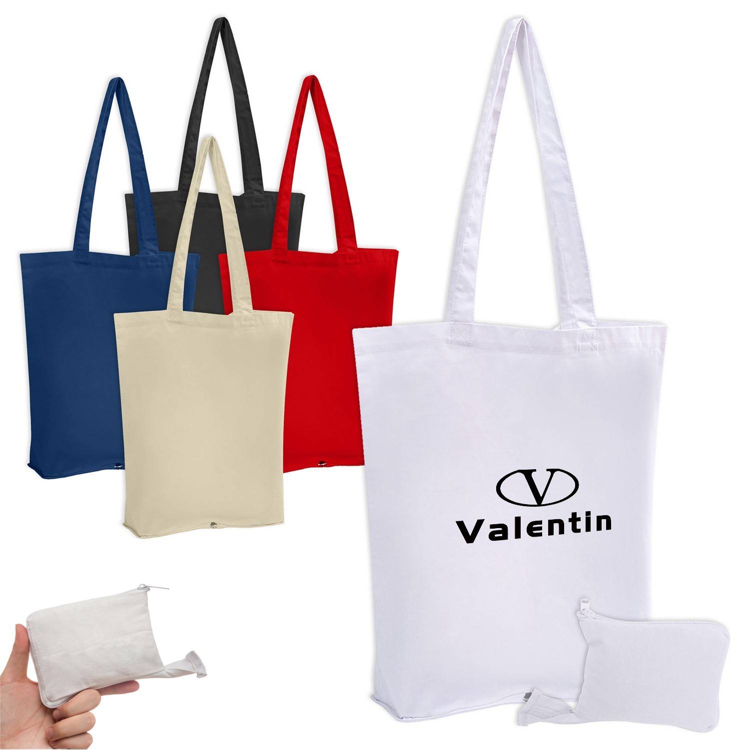 Foldable Cotton Tote Bag